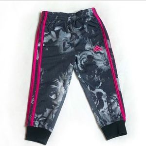 Adidas Gray/Pink Toddler Joggers size 2T